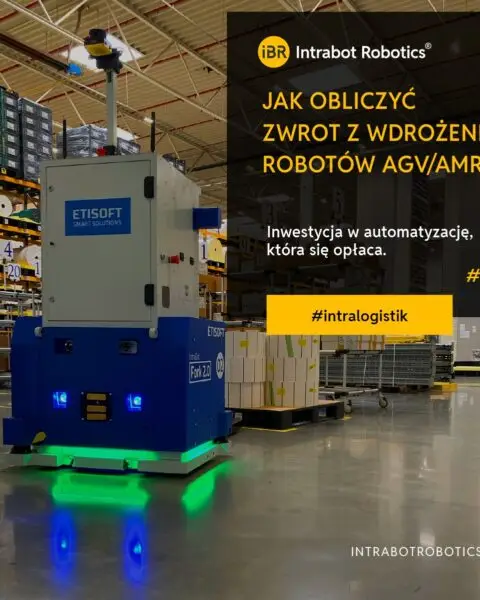 Jak obliczyć zwrot z wdrożenia robotów AGV/AMR?