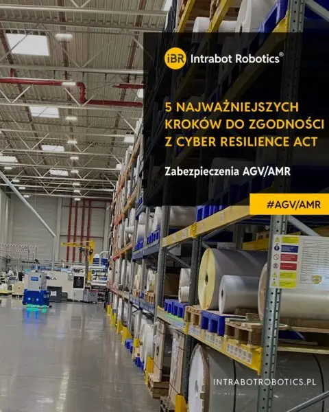 5 najważniejszych kroków do zgodności z Cyber Resilience Act (CRA). Zabiezpieczenia AGV/AMR
